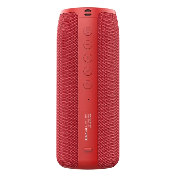 ZEALOT S51 Portable Stereo Bluetooth Speaker with Built-in Mic, Support Hands-Free Call & TF Card & AUX(Red)