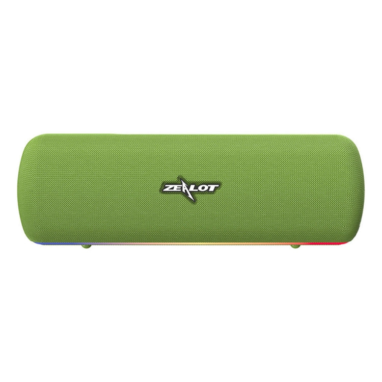 ZEALOT S55 Portable Stereo Bluetooth Speaker with Built-in Mic, Support Hands-Free Call & TF Card & AUX (Green)