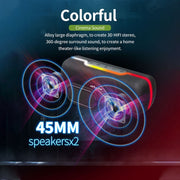 ZEALOT S55 Portable Stereo Bluetooth Speaker with Built-in Mic, Support Hands-Free Call & TF Card & AUX (Blue)