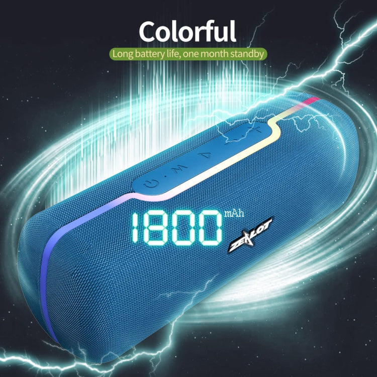ZEALOT S55 Portable Stereo Bluetooth Speaker with Built-in Mic, Support Hands-Free Call & TF Card & AUX (Black)