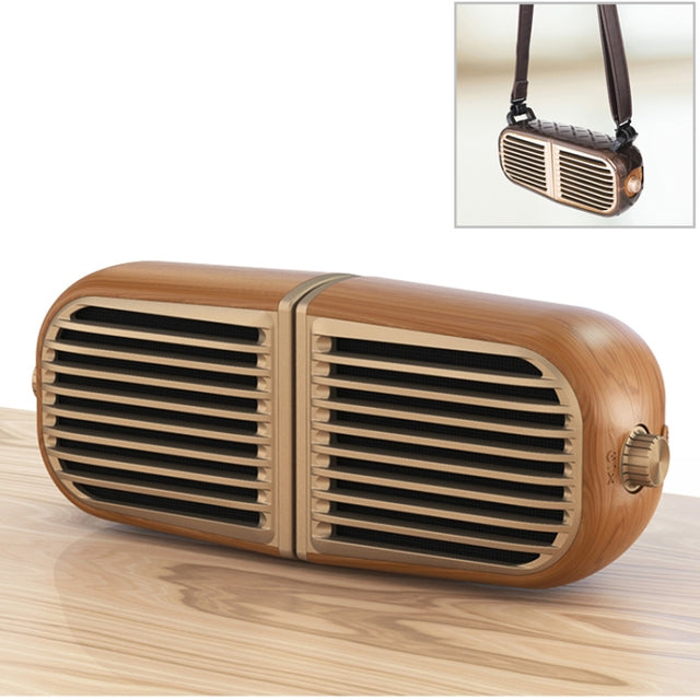 Oneder V8 Magnetic Suction Pair Stereo Sound Box Wireless Bluetooth Speaker with Strap, Support Hands-free & TF Card & AUX & USB Drive(Champagne Gold)