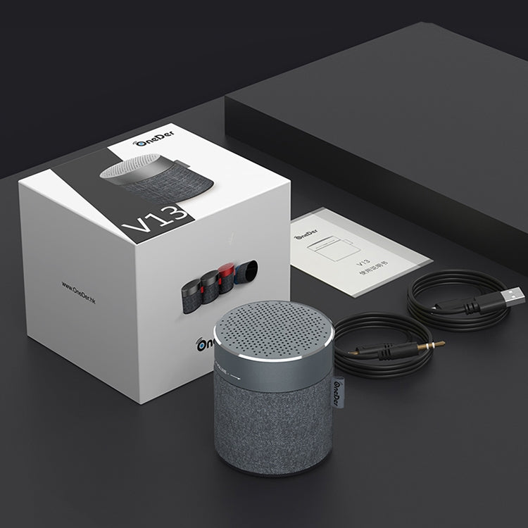 Oneder V13 Mini  Wireless Bluetooth Speaker, Support Hands-free & TF & FM & AUX(Blue)