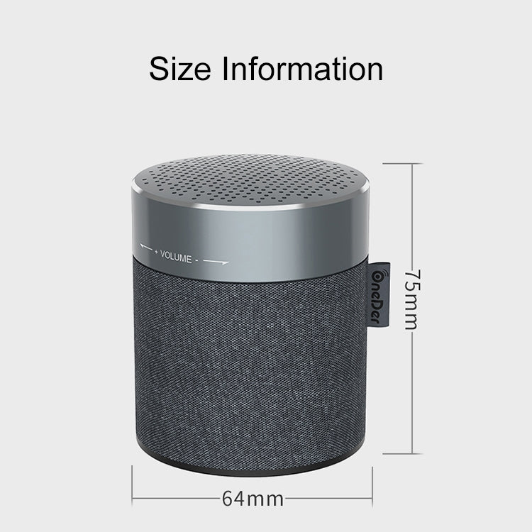 Oneder V13 Mini  Wireless Bluetooth Speaker, Support Hands-free & TF & FM & AUX(Blue)