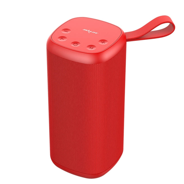 ZEALOT S35 Portable Heavy Bass Stereo Wireless Bluetooth Speaker with Built-in Mic, Support Hands-Free Call & TF Card & AUX (Red)