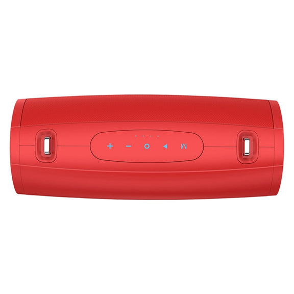 ZEALOT S38 Portable Subwoofer Wireless Bluetooth Speaker with Built-in Mic, Support Hands-Free Call & TF Card & AUX (Red)