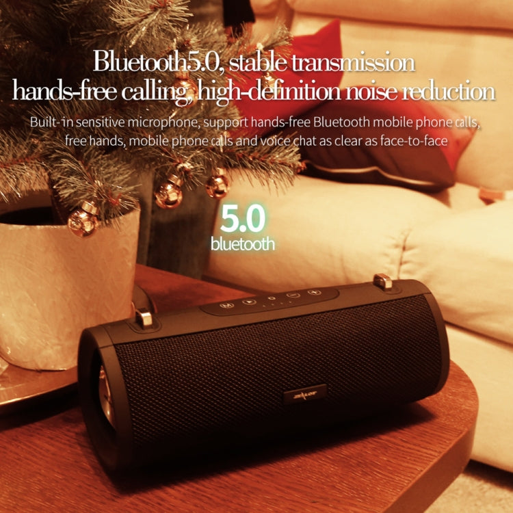 ZEALOT S38 Portable Subwoofer Wireless Bluetooth Speaker with Built-in Mic, Support Hands-Free Call & TF Card & AUX (Blue)