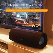 ZEALOT S38 Portable Subwoofer Wireless Bluetooth Speaker with Built-in Mic, Support Hands-Free Call & TF Card & AUX (Red)
