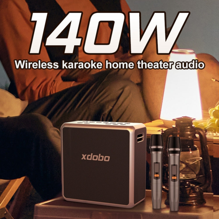 XDOBO King Max 140W IPX5 Water-resistant Portable Karaoke Bluetooth Wireless Speaker