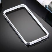 For iPhone 8 Plus & 7 Plus   TPU + Aluminum Alloy Bumper Frame(Silver)