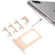 Card Tray + Volume Control Key + Power Button + Mute Switch Vibrator Key for iPhone 7 Plus(Gold) - iPhone 7 Plus Parts by PMc TechLife | Online Shopping South Africa | PMc TechLife | Buy Now Pay Later Mobicred