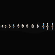 Repair Tools Complete Screws / Bolts Set for iPhone 7 Plus(White)