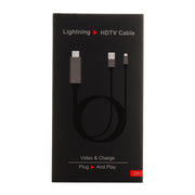 8 Pin Male to HDMI & USB Male Adapter Cable, Length: 2m(Black)