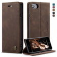CaseMe-013 Multifunctional Retro Frosted Horizontal Flip Leather Case for iPhone 7 / 8, with Card Slot & Holder & Wallet(Coffee) - free shipping - PMC Jewellery - Order now!