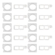 10 Sets for iPhone 8 Front Facing Camera Module Bezel + Sensor Retaining Bracket - iPhone 8 Parts by PMc TechLife | Online Shopping South Africa | PMc TechLife | Buy Now Pay Later Mobicred