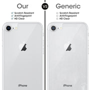 For iPhone 8 & 7 0.3mm 9H Surface Hardness 2.5D Curved Edge Explosion-proof Premium Tempered Glass Back Screen Protector