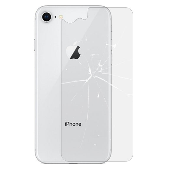 For iPhone 8 & 7 0.3mm 9H Surface Hardness 2.5D Curved Edge Explosion-proof Premium Tempered Glass Back Screen Protector