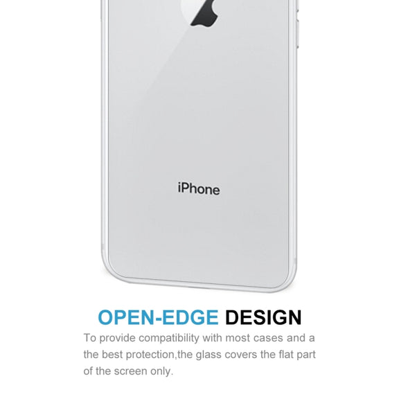For iPhone 8 & 7 0.3mm 9H Surface Hardness 2.5D Curved Edge Explosion-proof Premium Tempered Glass Back Screen Protector