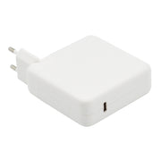 61W Type-C Power Adapter Portable Charger with 1.8m Type-C Charging Cable, EU Plug(White)