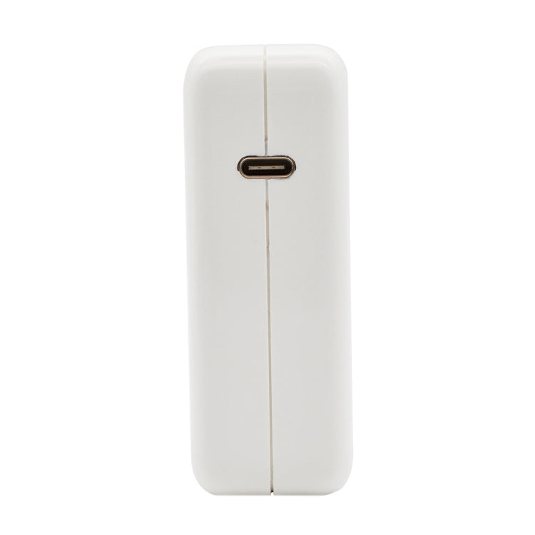61W Type-C Power Adapter Portable Charger with 1.8m Type-C Charging Cable, EU Plug(White)