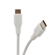 61W Type-C Power Adapter Portable Charger with 1.8m Type-C Charging Cable, EU Plug(White)