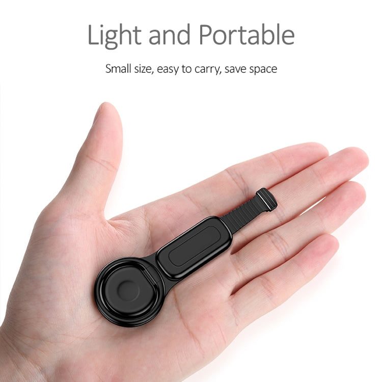 LXS08 8 Pin to 8 Pin + 3.5mm Audio Plug Ring Holder Fast Charging Adapter(Black)