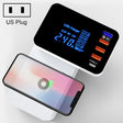 CDA33Q 40W QC 3.0 USB + 3 USB Ports + USB-C / Type-C Ports Multi-function Charger with LED Display, US Plug - free shipping - PMC TechLife - Order now!
