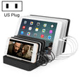 X6 96W 2.4A 8 USB Ports Smart Charger with Detachable Bezel, US Plug(Black) - free shipping - PMC TechLife - Order now!