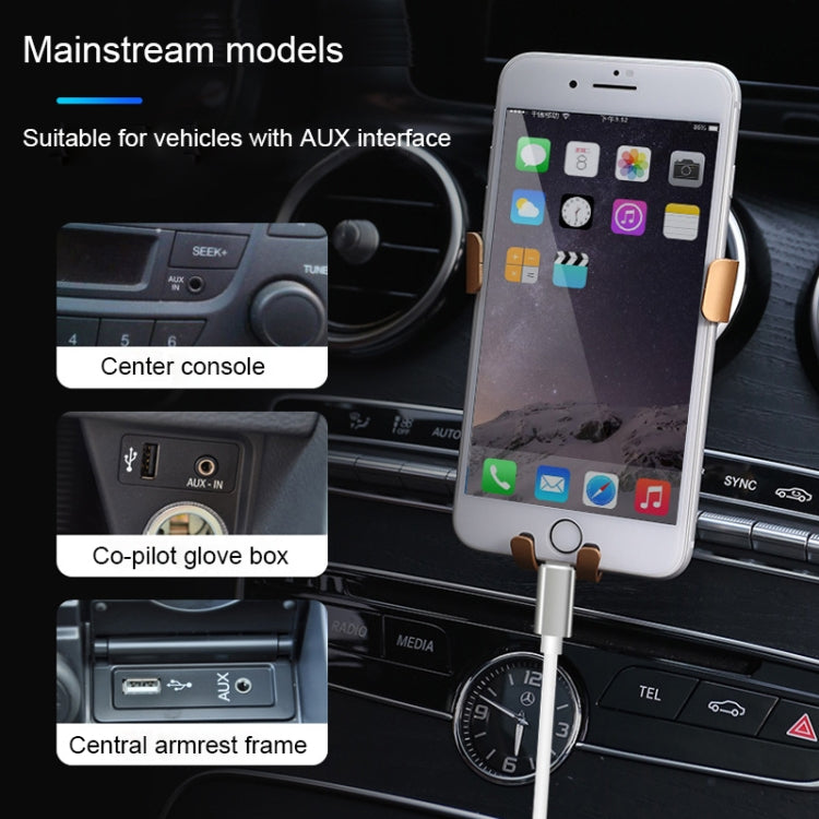 8 Pin to 3.5mm AUX Audio Adapter Cable, Length: 1m (White)