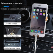8 Pin to 3.5mm AUX Audio Adapter Cable, Length: 1m (White)