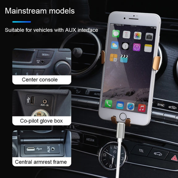 8 Pin to 3.5mm AUX Audio Adapter Cable, Length: 1m (White)
