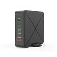 F88 3 x USB + 2 x USB-C / Type-C Ports QC3.0 Desktop Charger - free shipping - PMC TechLife - Order now!
