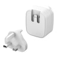 LDNIO A201 2.4A Dual USB Charging Head Travel Direct Charge Mobile Phone Adapter Charger With Micro USB Data Cable(UK Plug) - free shipping - PMC TechLife - Order now!