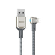 REMAX RC-024i Sury Leyo Series 1.2m 2.4A USB to 8 Pin Data Cable for iPhone, iPad(Silver) - Normal Style Cable by REMAX | Online Shopping South Africa | PMC TechLife | Buy Now Pay Later Mobicred