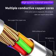 Type-C / USB-C to 8 Pin PD Angle Head Magnetic Charging Data Cable
