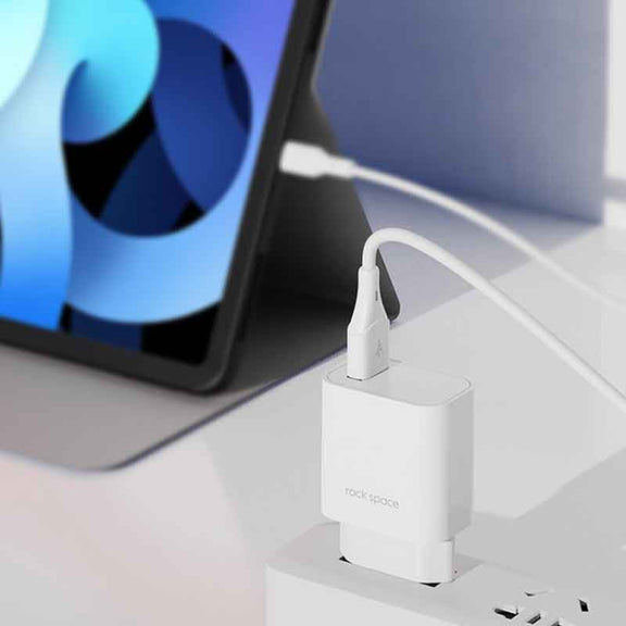 ROCK SPACE HGF-058U-A T48 QC3.0 USB Single Port Travel Charger, US Plug