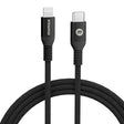 MOMAX DL51D Type-C / USB-C to 8 Pin PD Braided Fast Charging Cable, Length: 1.2m (Black) - free shipping - PMC TechLife - Order now!