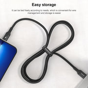 MOMAX DL51D Type-C / USB-C to 8 Pin PD Braided Fast Charging Cable, Length: 1.2m (White)