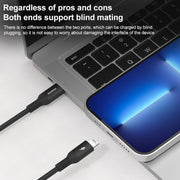 MOMAX DL51D Type-C / USB-C to 8 Pin PD Braided Fast Charging Cable, Length: 1.2m (White)