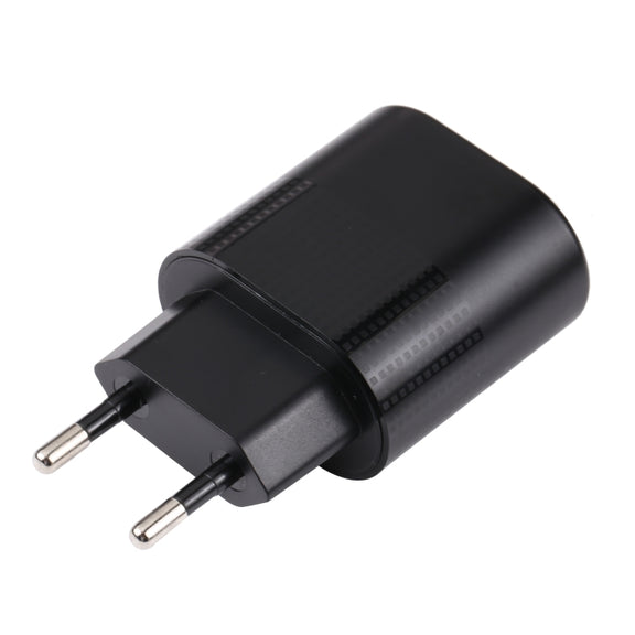 LZ-2117 18W QC3.0 3.1A USB Fast Charger, EU Plug(Black)
