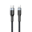 REMAX RC-009i 1m 2.22A USB-C / Type-C to 8 Pin 20W PD Fast Charging Data Cable(Black) - 2 in 1 Cable by REMAX | Online Shopping South Africa | PMC TechLife | Buy Now Pay Later Mobicred