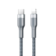 REMAX RC-009i 1m 2.22A USB-C / Type-C to 8 Pin 20W PD Fast Charging Data Cable(Silver)