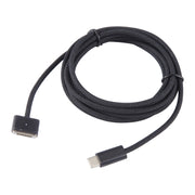 USB-C / Type-C to Magsafe 3 Braided Fast Charging Data Cable, Length: 2m (Black)