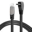 F244 27W USB-C/Type-C to 8 Pin Elbow Fast Charging Data Cable, Length: 1.2m - 2 in 1 Cable by PMC TechLife | Online Shopping South Africa | PMC TechLife | Buy Now Pay Later Mobicred