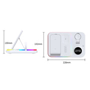 30W 4 in 1 Multifunctional Wireless Charger (White)