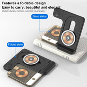 U17 15W 5 in 1 Folding Magnetic Wireless Charger with Night Light (White)