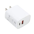 U087 20W USB-C / Type-C + USB Ports Fast Charging Travel Charger, US Plug - USB Charger by PMC TechLife | Online Shopping South Africa | PMC TechLife | Buy Now Pay Later Mobicred
