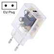 64-2 2A USB Transparent Charger, Specification: EU Plug - USB Charger by PMC Jewellery | Online Shopping South Africa | PMC Jewellery | Buy Now Pay Later Mobicred