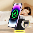 C16 15W 4 in 1 Multifunctional Foldable Magnetic Wireless Charger (Black) - Wireless Charger by PMC TechLife | Online Shopping South Africa | PMC TechLife | Buy Now Pay Later Mobicred