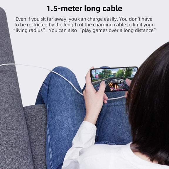 Original Xiaomi 6A USB to USB-C / Type-C 90 Degree Elbow Fast Charging Data Cable, Length: 1.5m