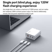 Original Xiaomi 140W 1 x USB + 2 x USB-C / Type-C Three Ports GaN Fast Charger Set, US Plug